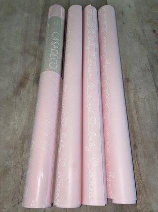 Papel pintado Casadeco rosa