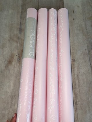 Papel pintado Casadeco rosa