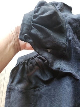 Top negro con lentejuelas