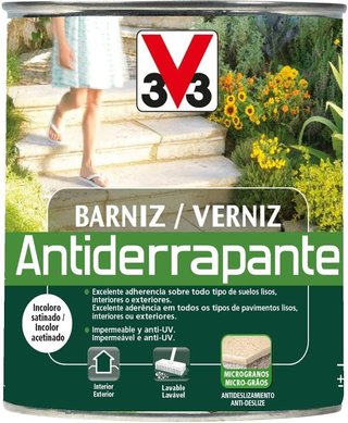 Barniz Antiderrapante V33 2,5L Incoloro Satinado