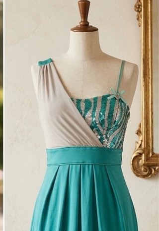 ARTIGLI Monospalla Sequin Party Top