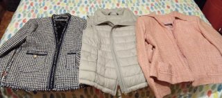 Lote 3 chaquetas mujer