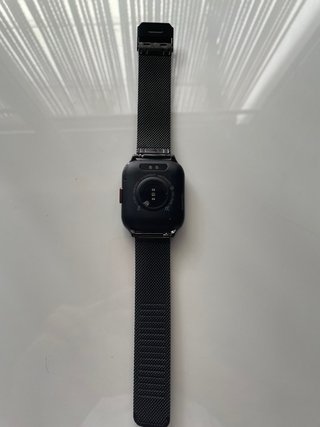 Reloj Inteligente Negro y Plateado