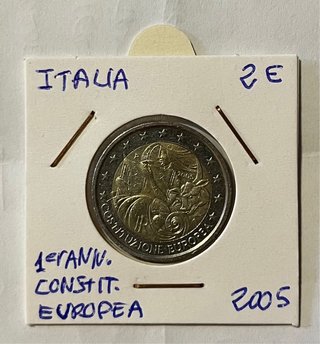 Moneda 2 euros Italia 2005