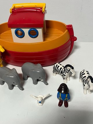 Barco Pirata Playmobil con animales