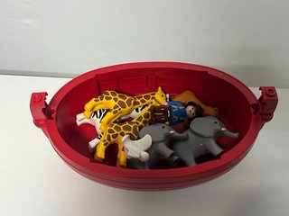 Barco Pirata Playmobil con animales