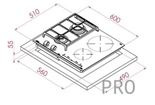 JZC 64322 AB - Placa mixta teka