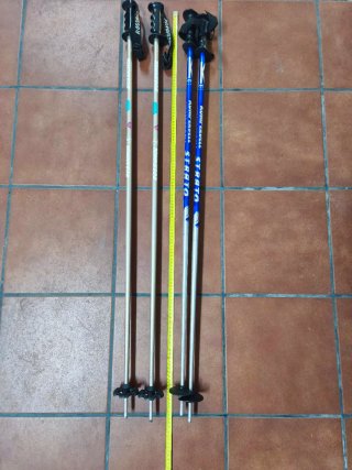 Palos de esquí Rossignol y Komperdell