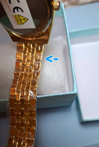 Orologio (NUOVO) da uomo IRLANDY color oro