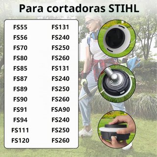 Cabezal Cortacésped para Stihl Autocut C2 (2 uds)