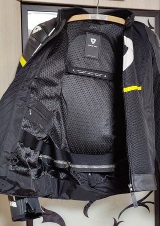 Chaqueta Moto Revit Mantis (Negra/Amarilla)