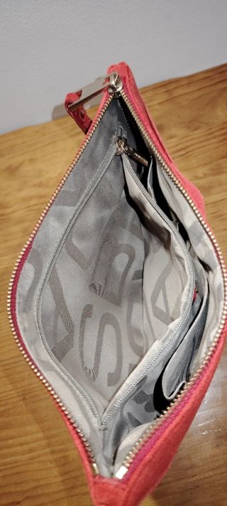 Bolso de fiesta rojo Bridas