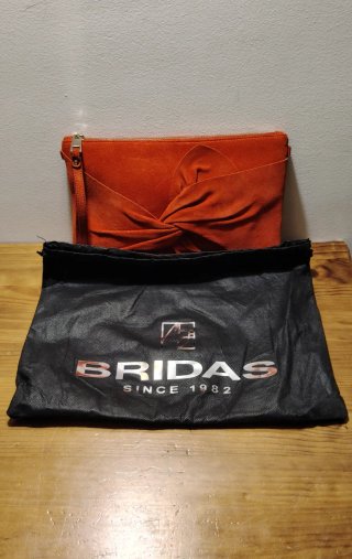 Bolso de fiesta rojo Bridas