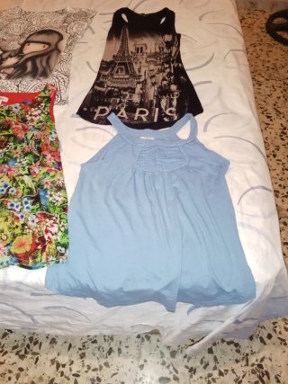 Lote 4 Camisetas Verano Mujer,Varias Tallas