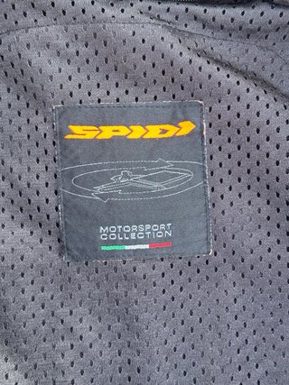 Chaqueta Moto Spidi Negra Touring Cordura