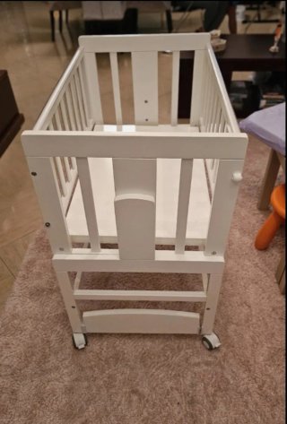 Minicuna madera Colecho Allegra Blanca Convertible