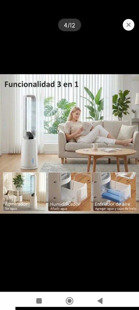 Ventilador Enfriador Aire 90W