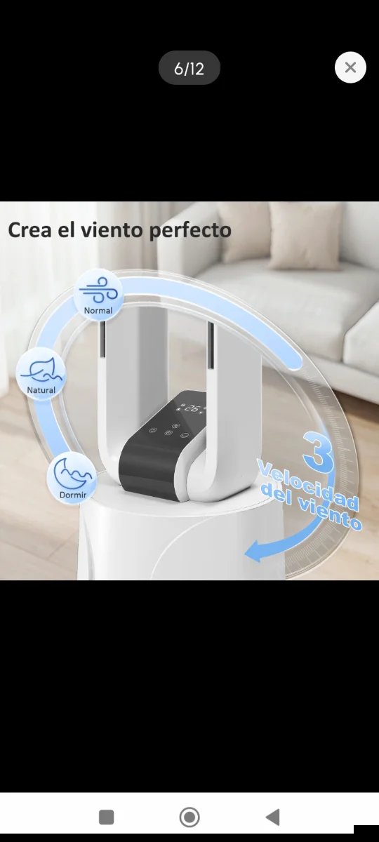 Ventilador Enfriador Aire 90W