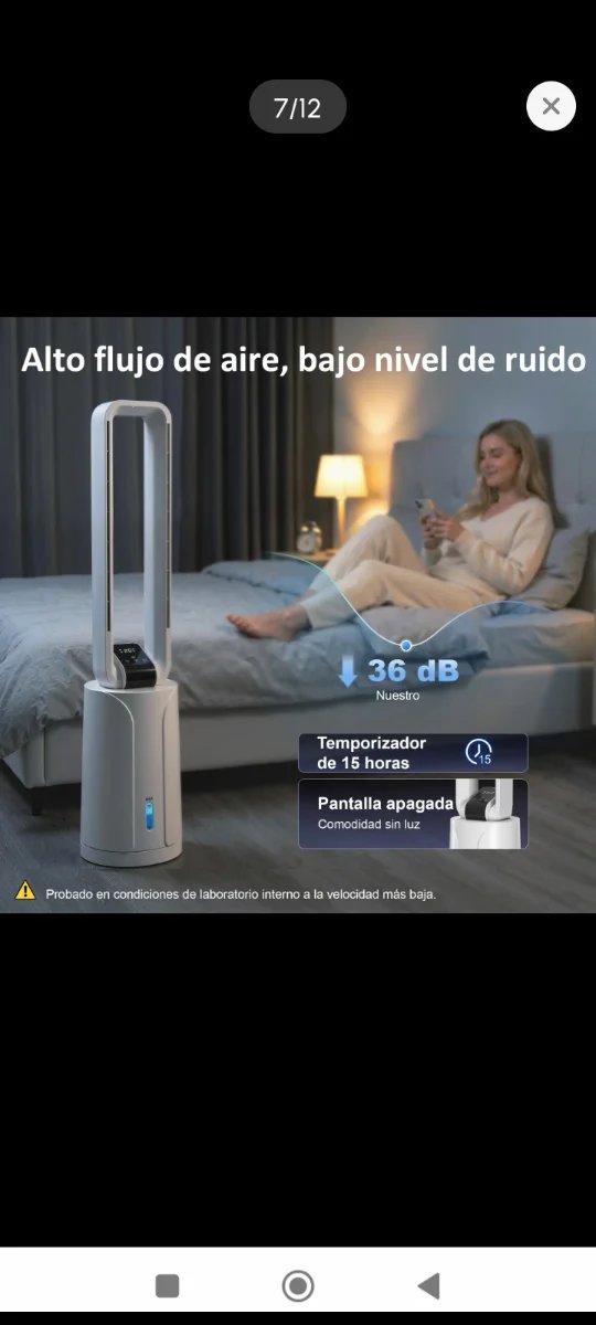 Ventilador Enfriador Aire 90W