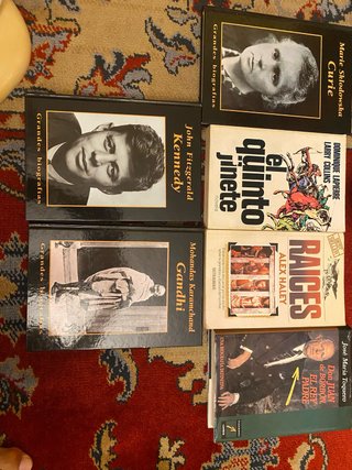 Lote de libros y biografias