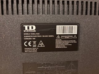 Televisión TD Systems K43DLJ10US