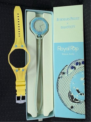 Swatch Royal Pop Lon Ba Reloj Azul