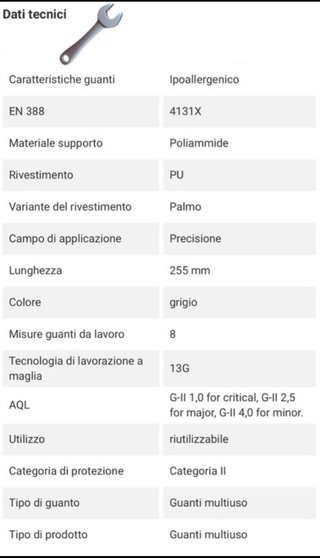 Guanti da lavoro Holex