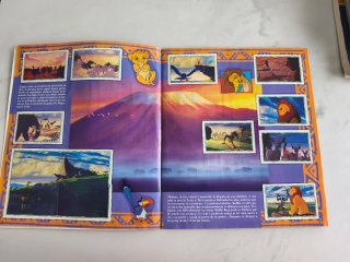 Álbum de cromos El Rey León Disney Panini Completo
