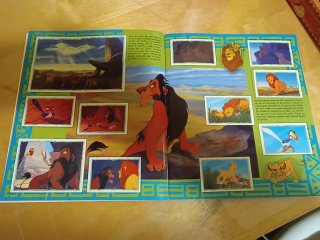 Álbum de cromos El Rey León Disney Panini Completo
