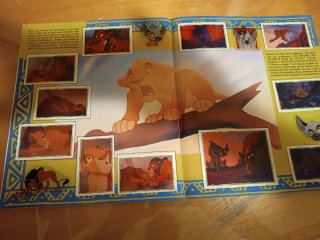 Álbum de cromos El Rey León Disney Panini Completo