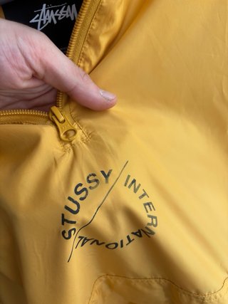 Giacca Stussy Anorak Vento Gialla Taglia S