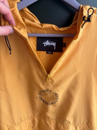 Giacca Stussy Anorak Vento Gialla Taglia S