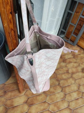 Borsa Liu Jo Beige/Rosa Nuova, usata una volta