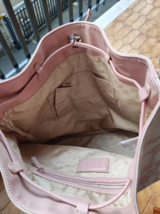 Borsa Liu Jo Beige/Rosa Nuova, usata una volta