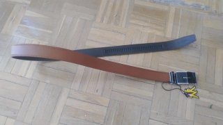 Cinturón  Marrón y Negro de cuero