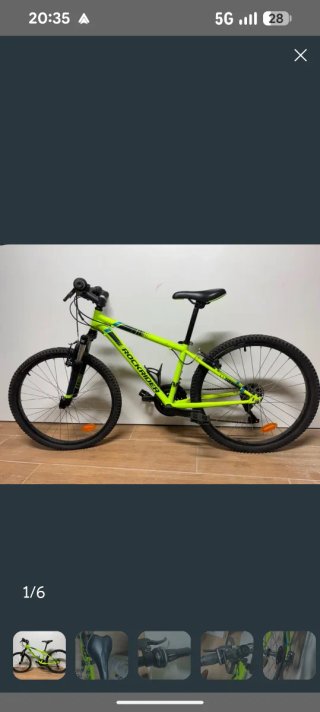 Bicicleta Rockrider da 24 pollici
