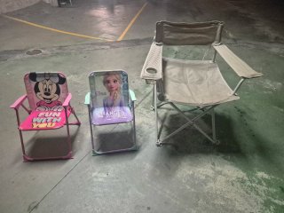 Pack Sillas Camping Adulto + 2 Infantiles