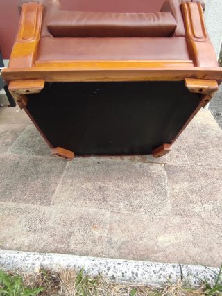 Sillón piel sintética cómodo