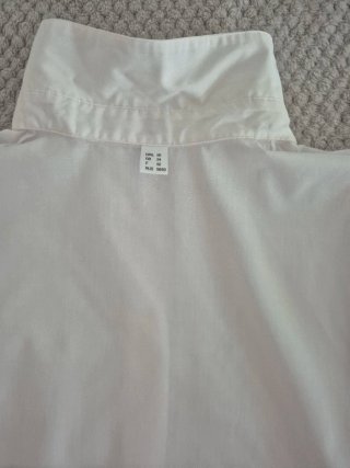 Camisa blanca clásica manga 3/4 Talla 50