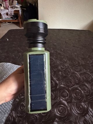 Linterna solar Hepoluz 10W con powerbank