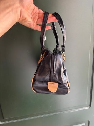 Borsa Adidas vintage nera e beige