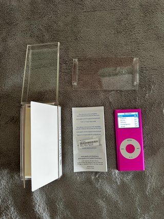 iPod Nano 4ª Gen Rosa 4GB + Accesorios