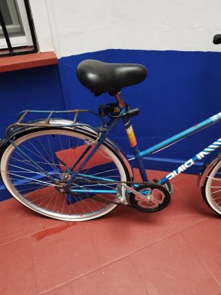 Bicicleta da passeggio blu