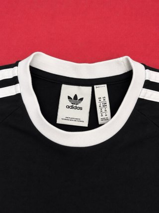Camiseta Adidas Originals Manga Larga Negra