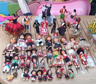 Lote Muñecas Flamencas Antiguas