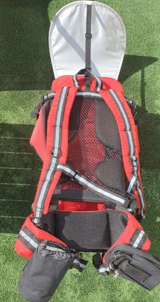 Mochila Portabebés Senderismo Roja