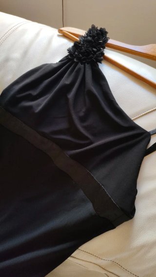 Abito nero monospalla taglia S