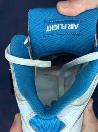Sneakers Jordan Air Flight Bianche e Blu