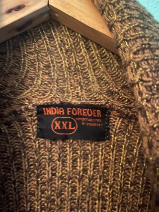 Chaqueta de punto INDIA FOREVER XXL