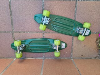 2 Monopattini Penny Board Verdi